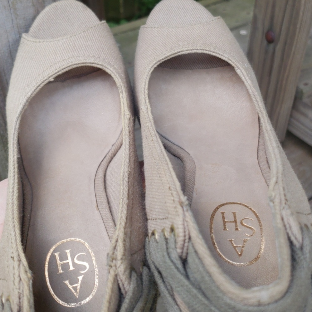 ASH Olive Green Womens Heel Size 7 - Picture 7 of 7